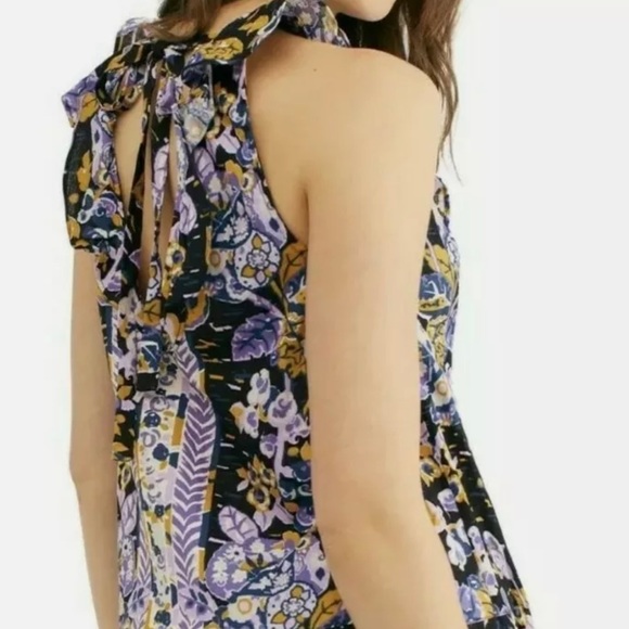 NWT Free People Summer In Tulum Dark Combo Tunic - Picture 3 of 10